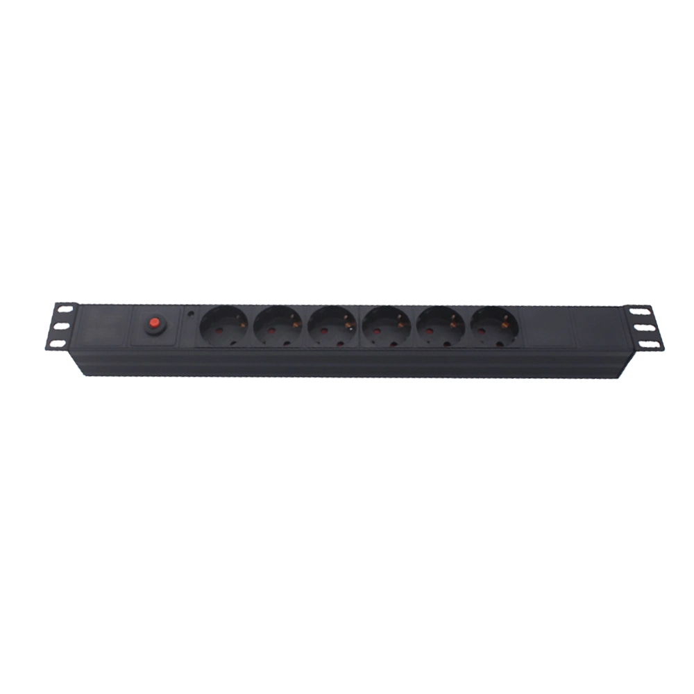 1u 19&quot; Rack Mount 8 Way French Standard 8 Ports Euro PDU