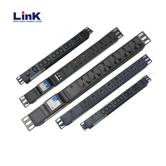 Power Strip Industrial Engineering Plug PDU with Locking Receptacles and Power Inlet