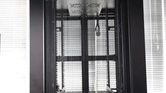 19inch Data Cabinet with Arc Wave Mesh Door